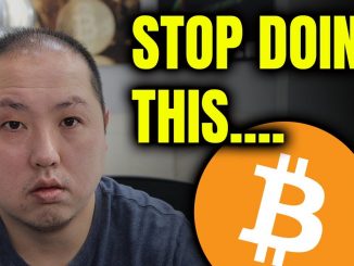 BITCOIN HOLDERS STOP DOING THIS
