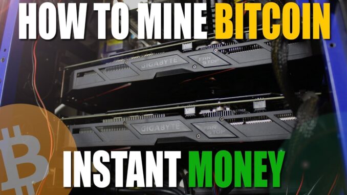 How to start Bitcoin mining for beginners SUPER EASY