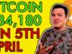 BITCOIN LIVE PRICE TO HIT 84180 ON APRIL 5TH YES