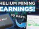 How much MONEY did I earn Mining Helium HNT over