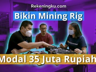 Bikin mesin GPU Mining Rig Ethereum ETH modal 35 Juta
