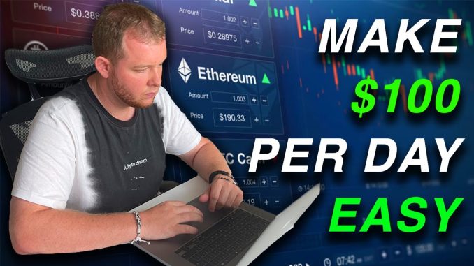 Simple Method To Make 100 A Day Trading Cryptocurrency As