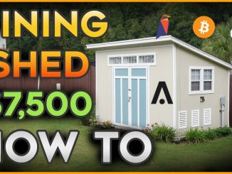 How to Build a Cryptocurrency Mining Shed for 7500