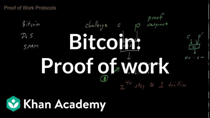Bitcoin Proof of work