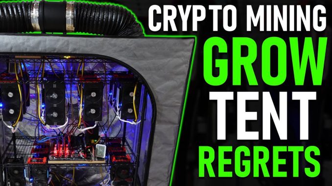 Crypto Mining Grow Tent Regrets Lessons Learned Mining