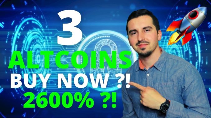 Top 3 Altcoins to BUY NOW Best Crypto Coins March