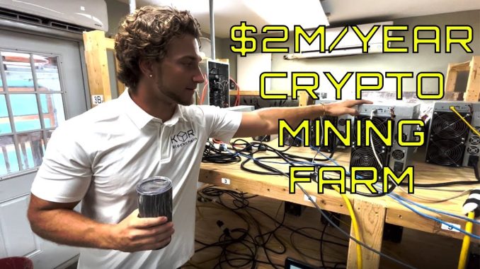 $2M/Year Crypto Mining Farm Tour!