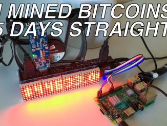 5 DAYS OF BITCOIN MINING WITH RASPBERRY PI AND USB MINER!!