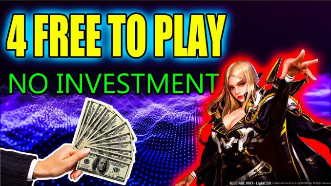 4 PLAY TO EARN: No Investment Crypto Games With Earnings (UPDATED)