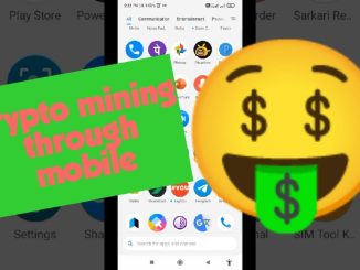 mining Crypto by mobile