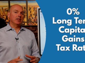 Zero Percent Long Term Capital Gains Tax rate
