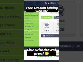Free Litecoin Mining website { Live withdrawal proof } New Litecoin earning site today