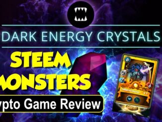 Crypto Games Review - **New** Steem Monsters Dark Energy Crystals (Blockchain Game)